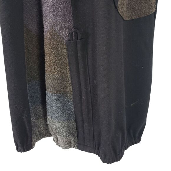 Terra SJ Apparel Shift Dress L Womens Sleeveless Black Minimalist Lagenlook Boxy - Picture 8 of 12